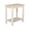 International Concepts Rectangle Solano Accent Table, 24 W, 14 L, 25 in H, Wood, Unfinished OT-6A - alternate 5